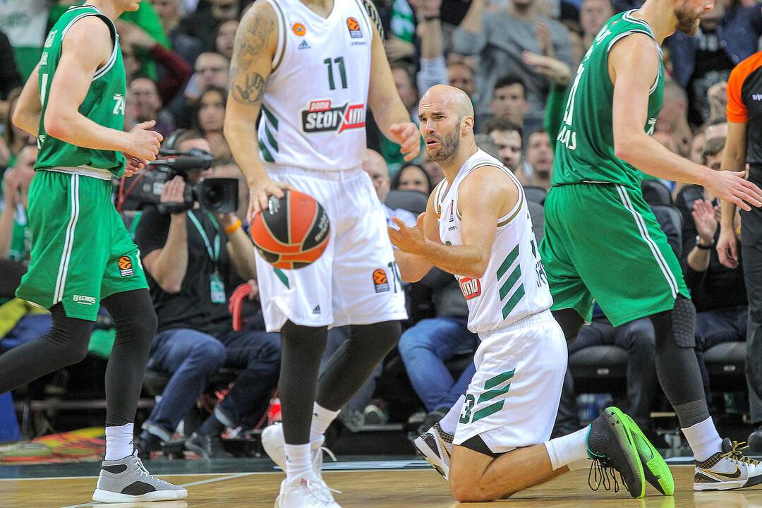 Eurolyga: „Žalgiris“ – „Panathinaikos“ 85:86
