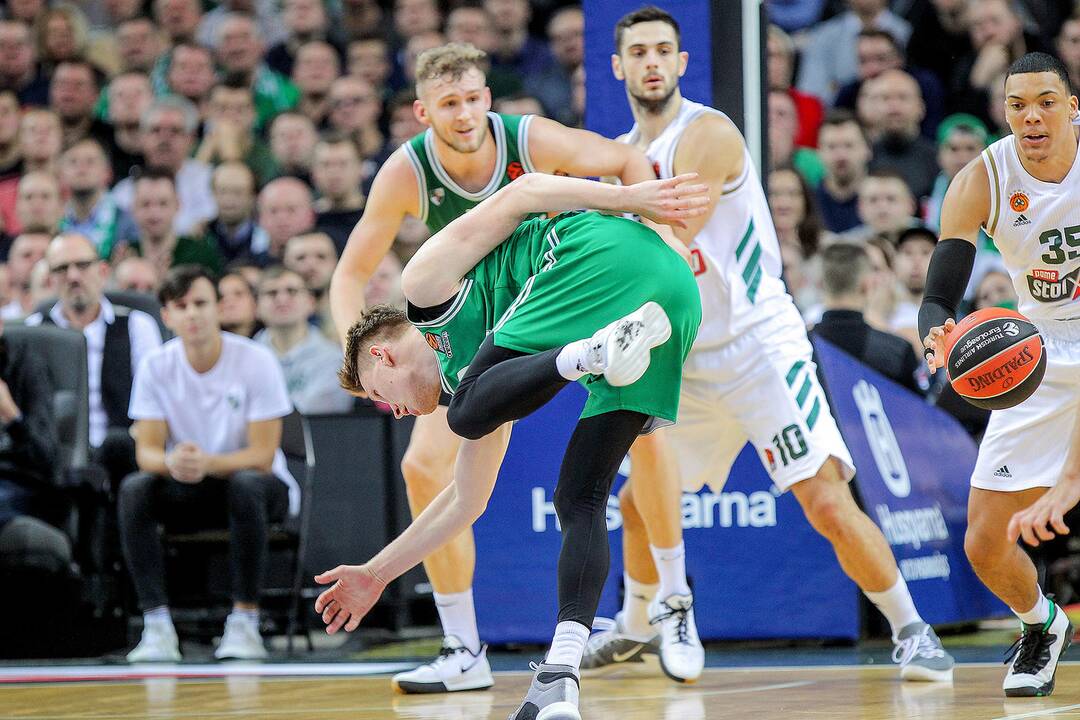 Eurolyga: „Žalgiris“ – „Panathinaikos“ 85:86