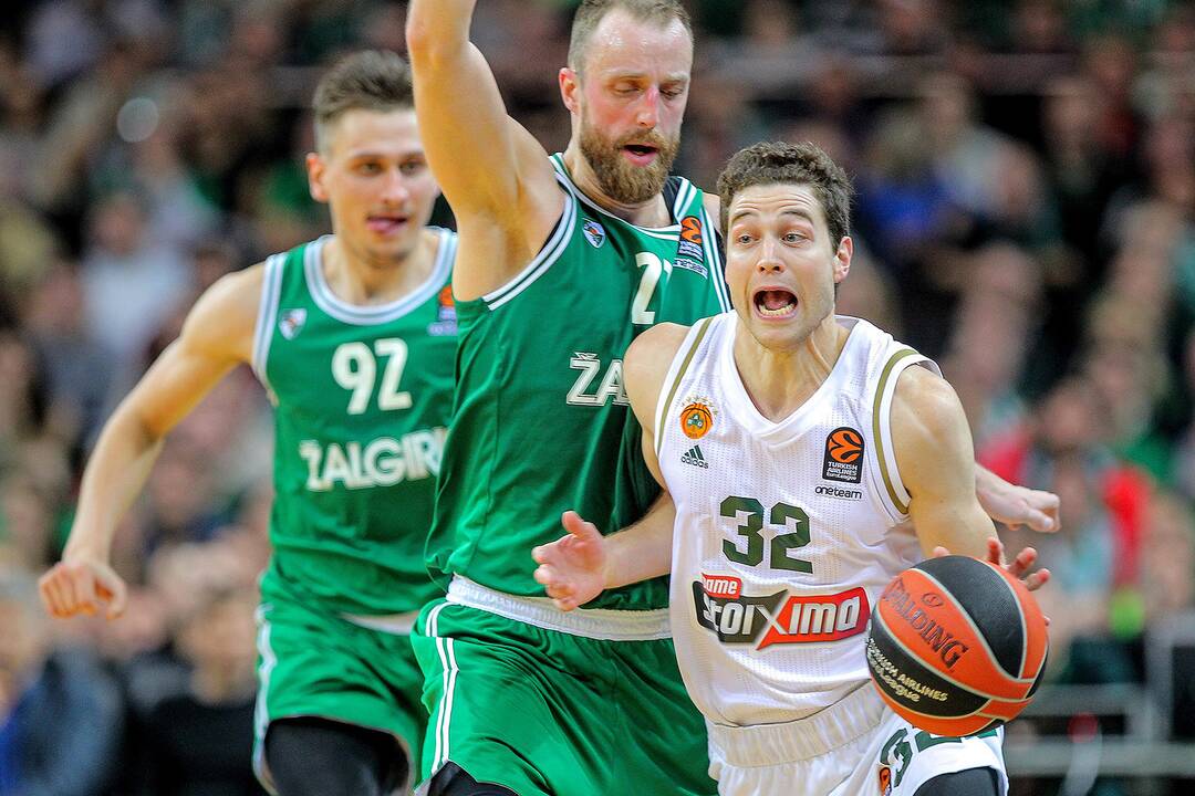 Eurolyga: „Žalgiris“ – „Panathinaikos“ 85:86