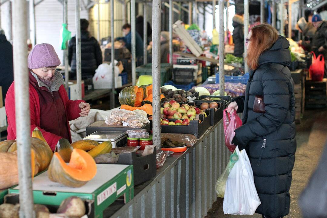 Žaliakalnio turgus artėjant šventėms