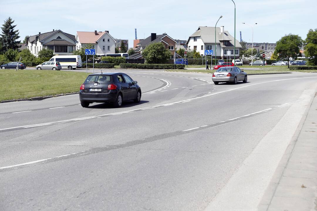 Žiedinėje sankryžoje klaipėdiečių laukia pokyčiai