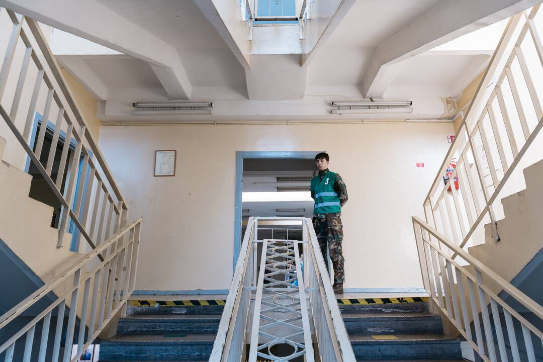 Ekstremalios situacijos pratybos licėjuje