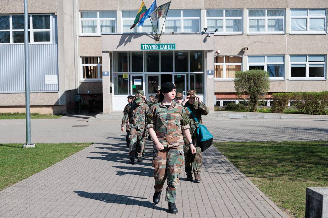 Ekstremalios situacijos pratybos licėjuje