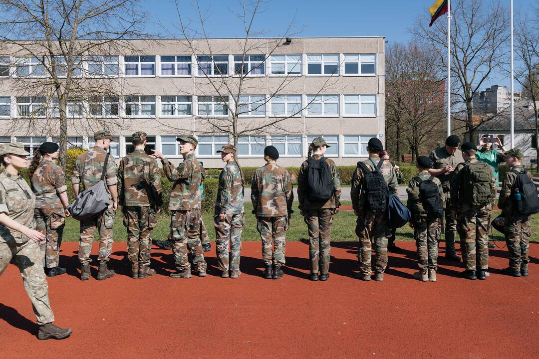 Ekstremalios situacijos pratybos licėjuje