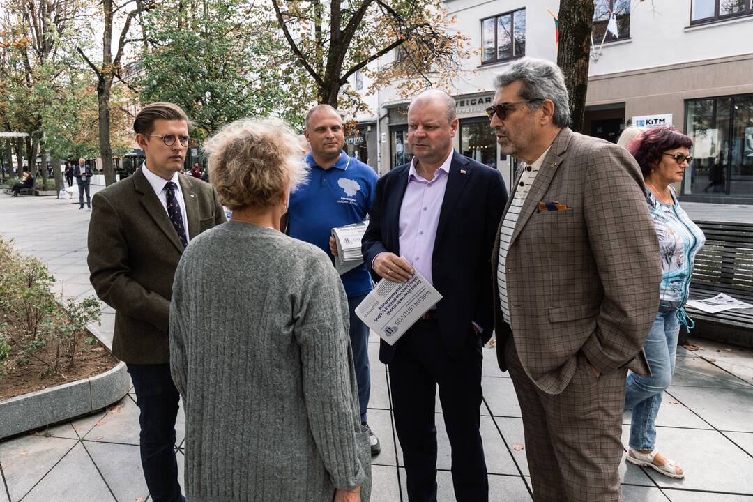 Demokratų sąjungos „Vardan Lietuvos“ Kauno skyrius pristatė komandos narius