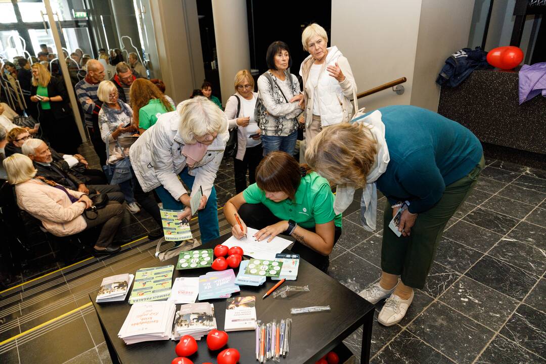 Pasaulinės širdies dienos akcija Kauno dramos teatre