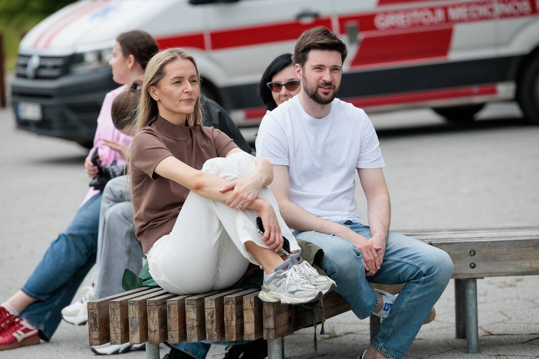 Žmonės renkasi į Justino Timberlake`o koncertą Kaune