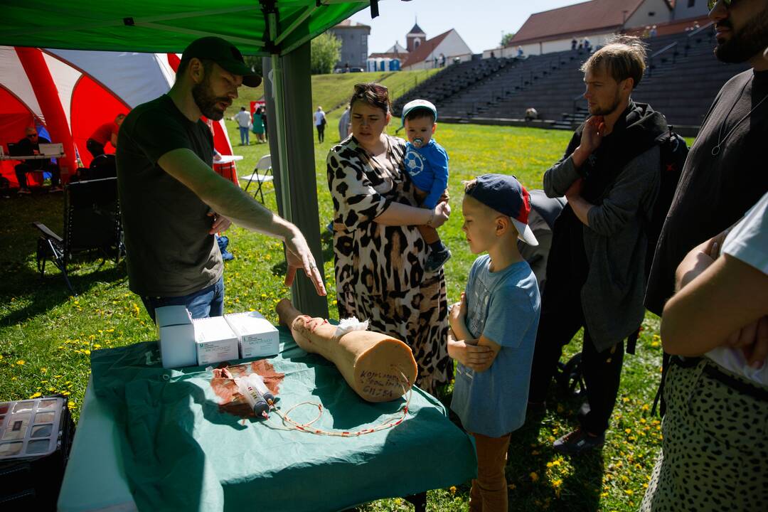 Žaidynės „Palaikau pulsą“ Santakos parke
