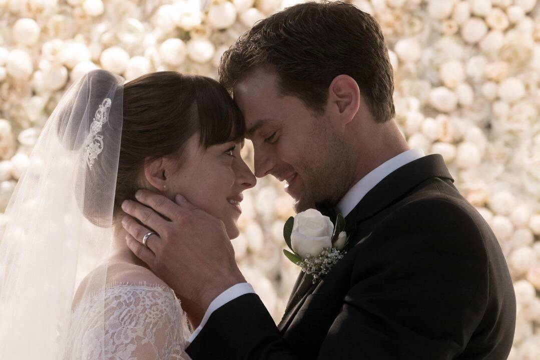 Dakota Johnson ir Jamie Dornan