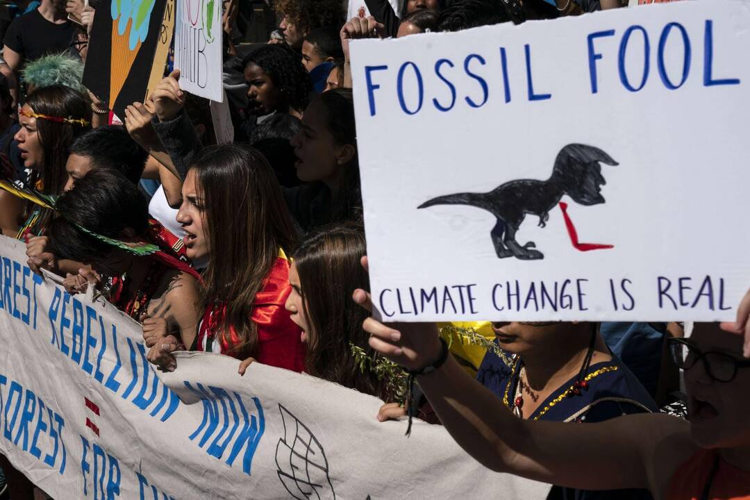 Moksleivių protestai prieš klimato pokyčius