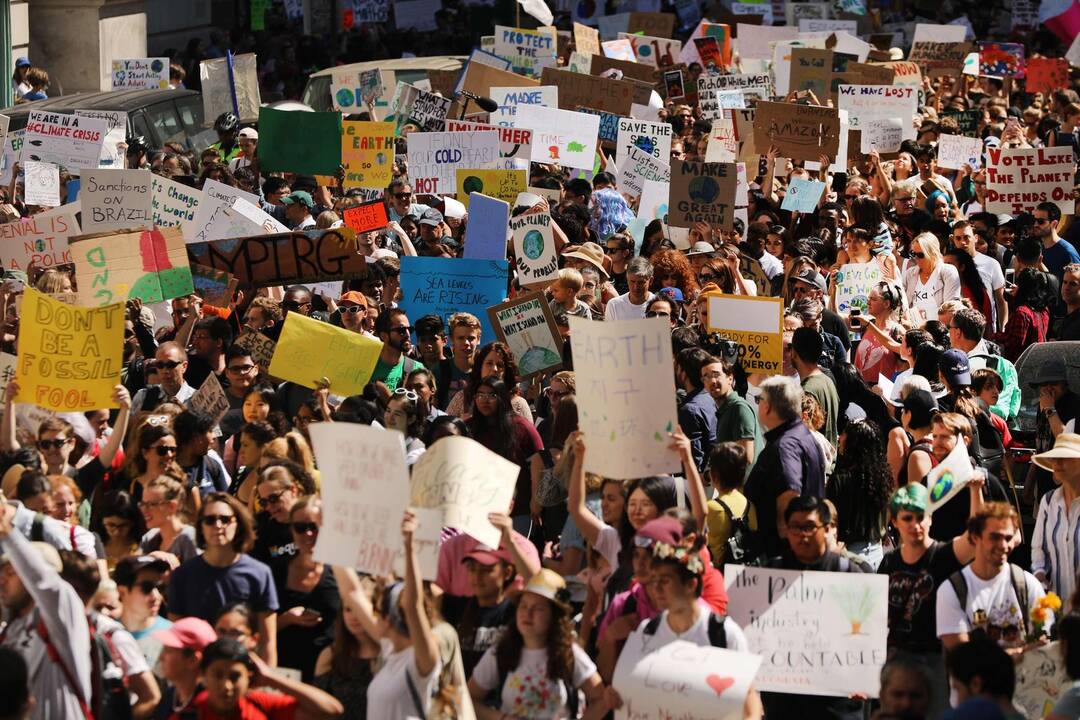 Moksleivių protestai prieš klimato pokyčius