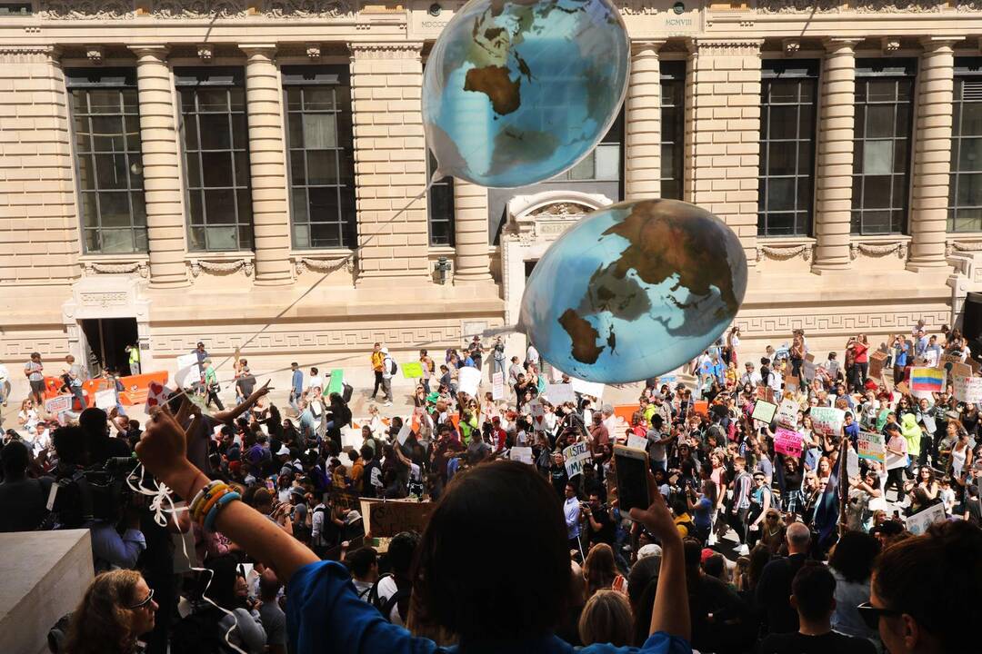 Moksleivių protestai prieš klimato pokyčius
