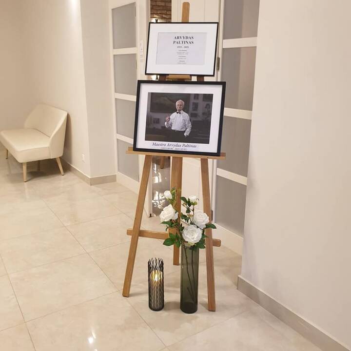 Atsisveikinimas su maestro A. Paltinu