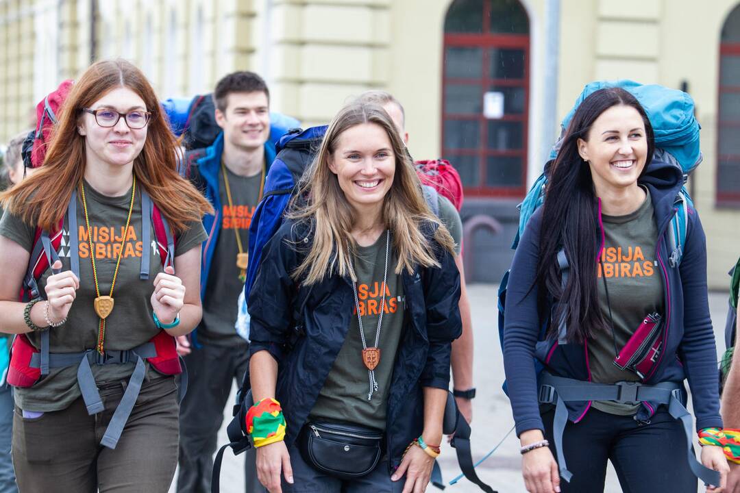 Išlydėti ekspedicijos „Misija Sibiras“ dalyviai 