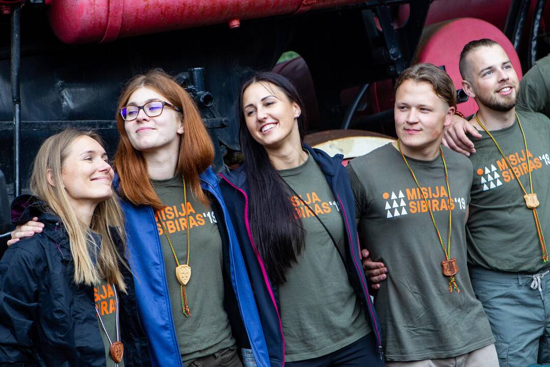 Išlydėti ekspedicijos „Misija Sibiras“ dalyviai 