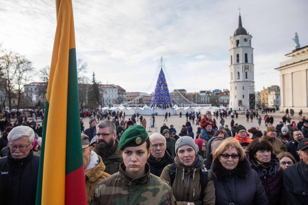Tradicinė valstybinės vėliavos pakeitimo ceremonija