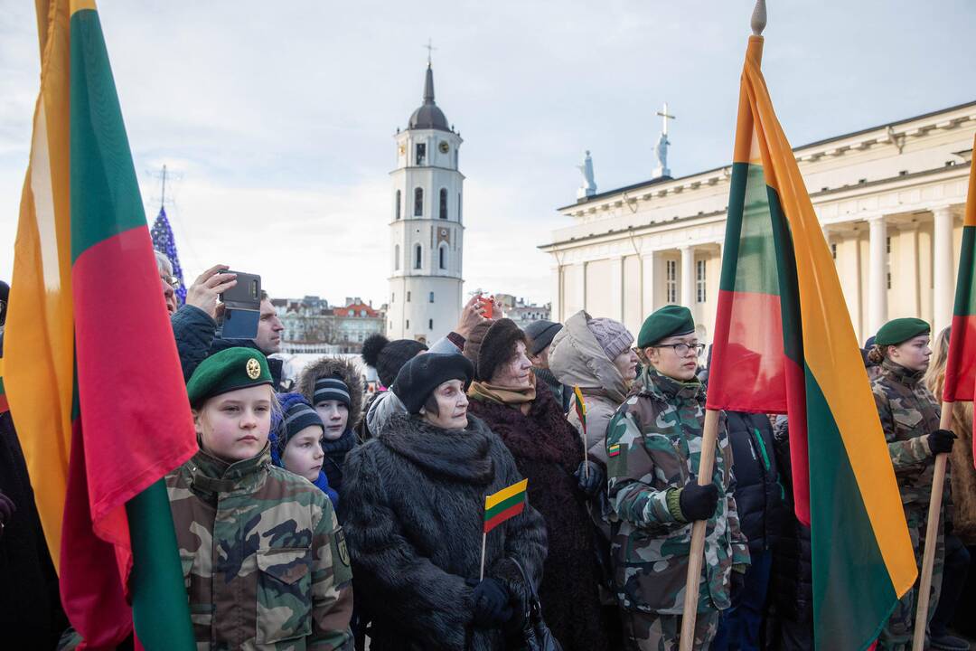 Tradicinė valstybinės vėliavos pakeitimo ceremonija