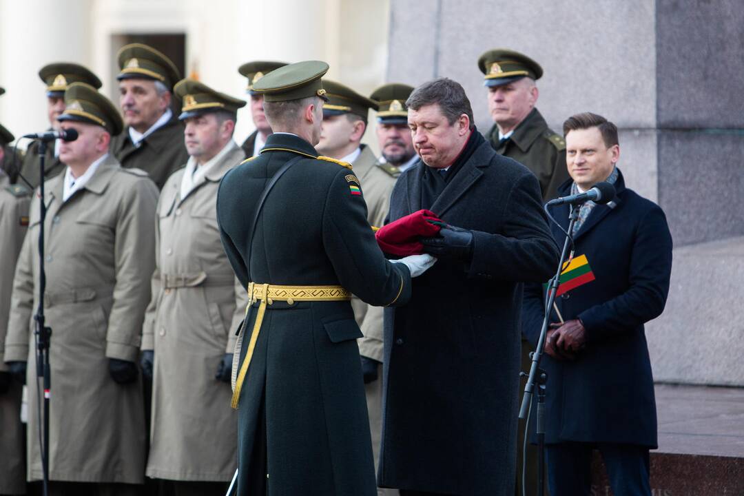 Tradicinė valstybinės vėliavos pakeitimo ceremonija