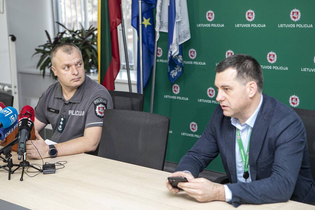 Spaudos konferencija dėl galimai pagrobtos mažametės Vilniuje