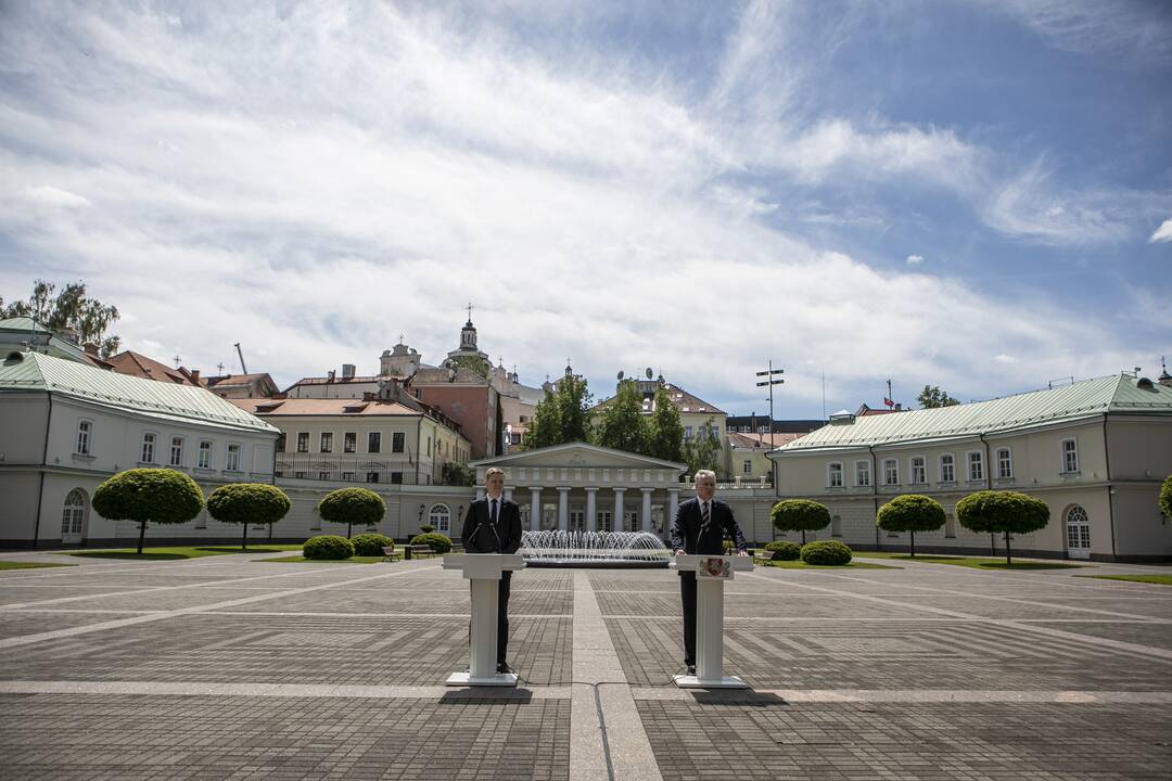 G. Nausėda ir R. Šimašius pristatė iniciatyvą „Vilnius atviras kultūrai“