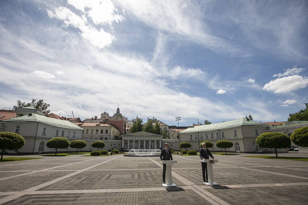 G. Nausėda ir R. Šimašius pristatė iniciatyvą „Vilnius atviras kultūrai“