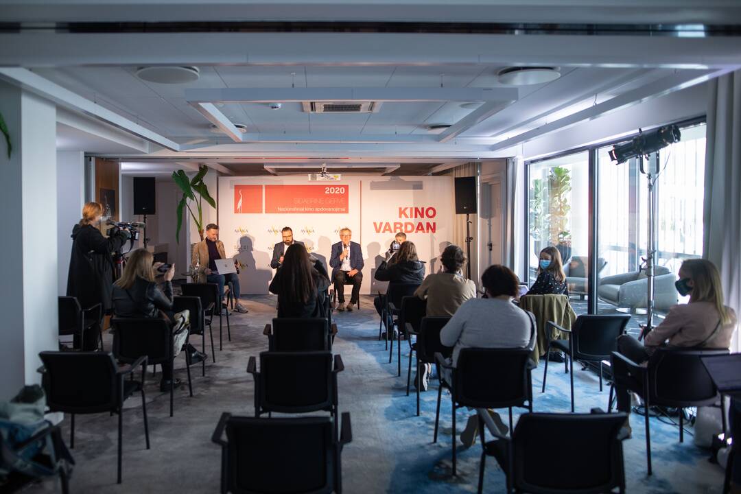 Nacionalinių kino apdovanojimų „Sidabrinė Gervė“ spaudos konferencija