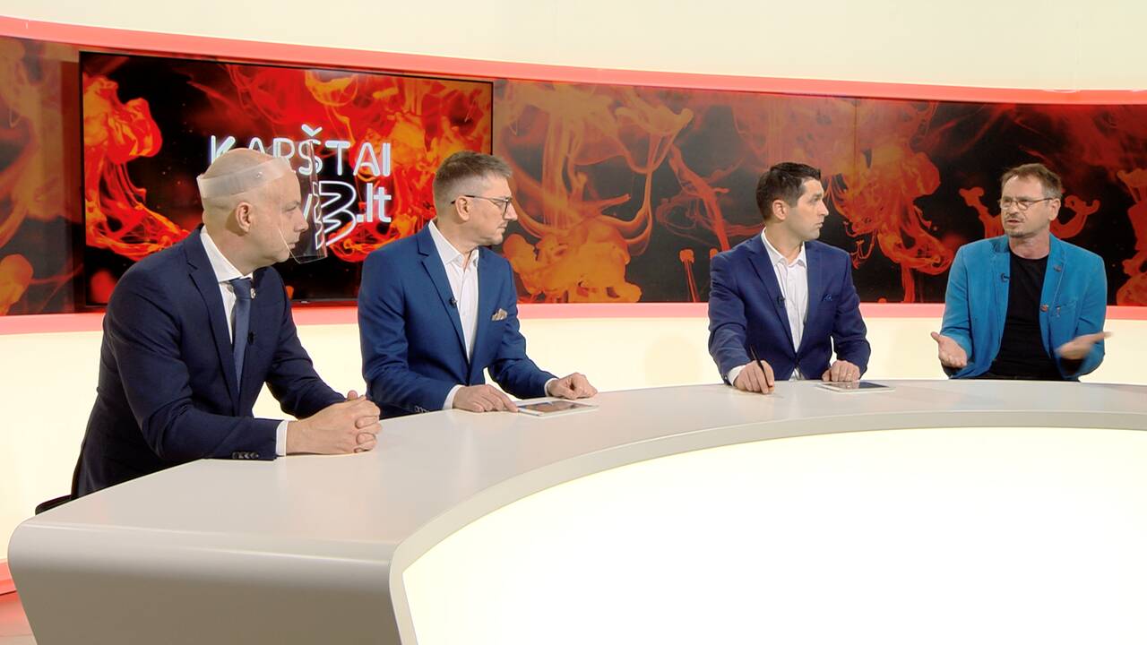 Aurelijus Veryga (kairėje) ir Marijus Mikutavičius