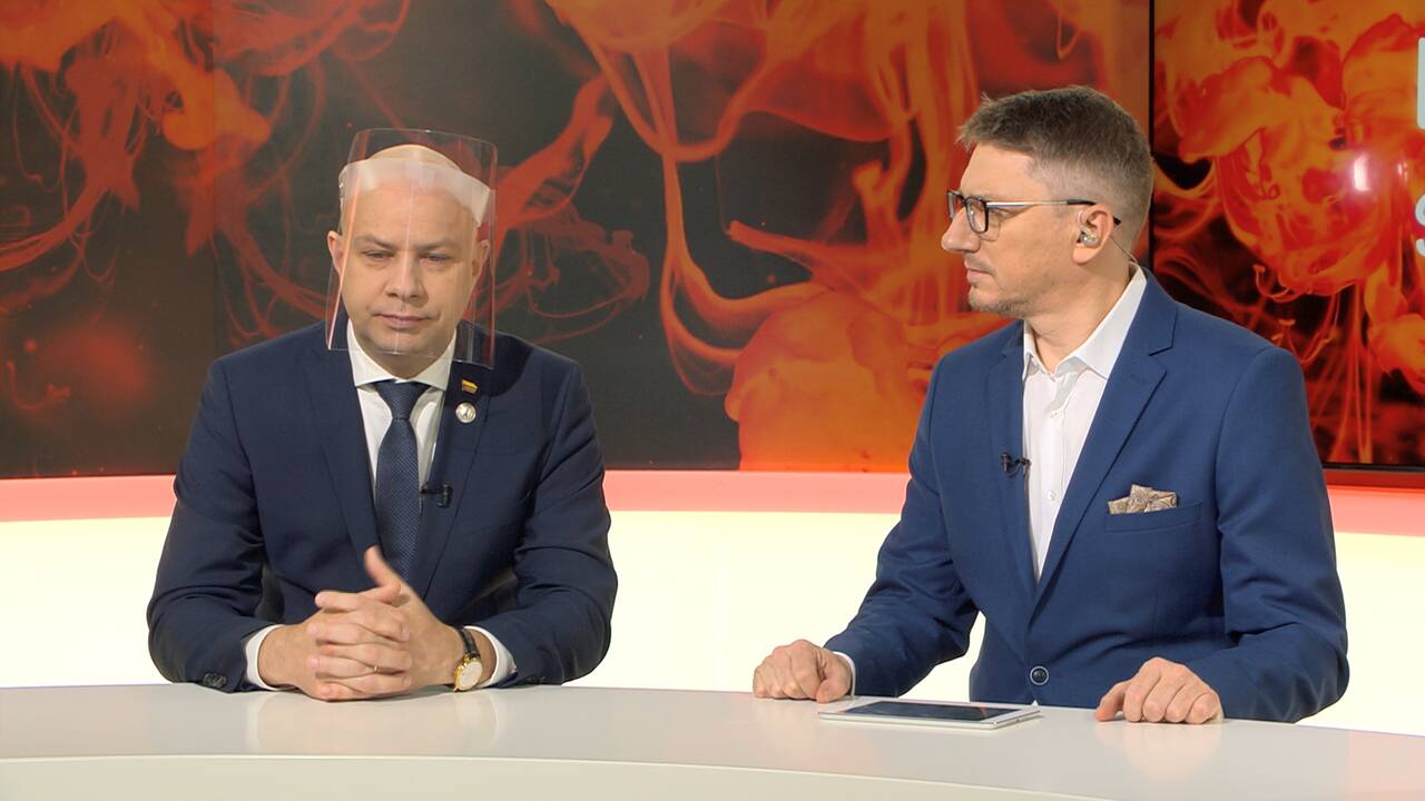 Aurelijus Veryga (kairėje) ir Marijus Mikutavičius