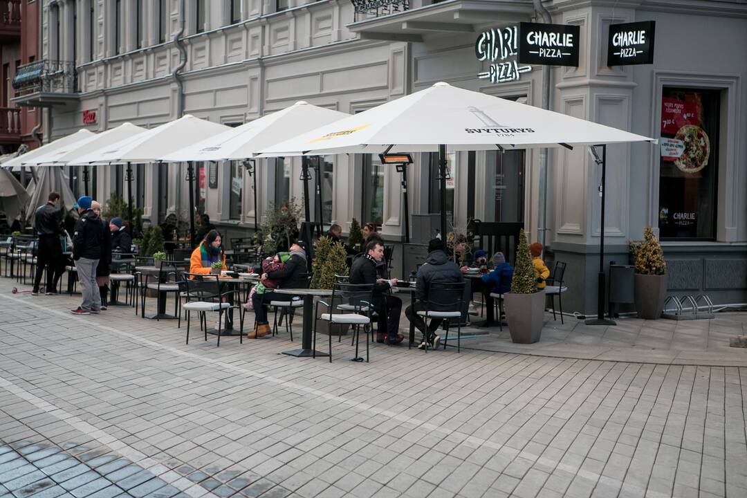 Šeštadienio vakaras Kauno centre