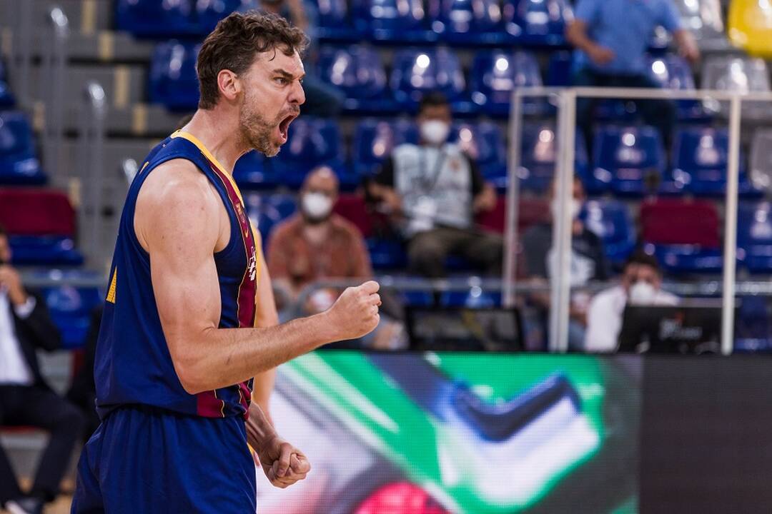 Žūtbūtiniame mūšyje Šaro kariauną į Ispanijos lygos finalą išvedė Pau Gasolis