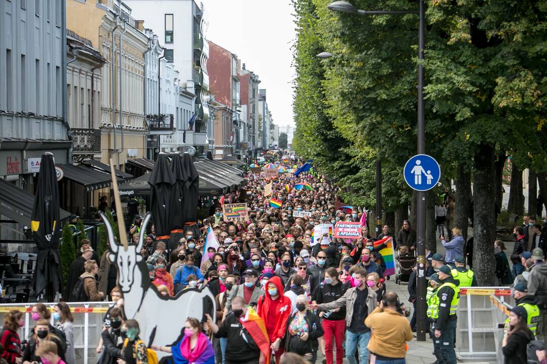 Tūkstantinė „Kaunas Pride“ eisena