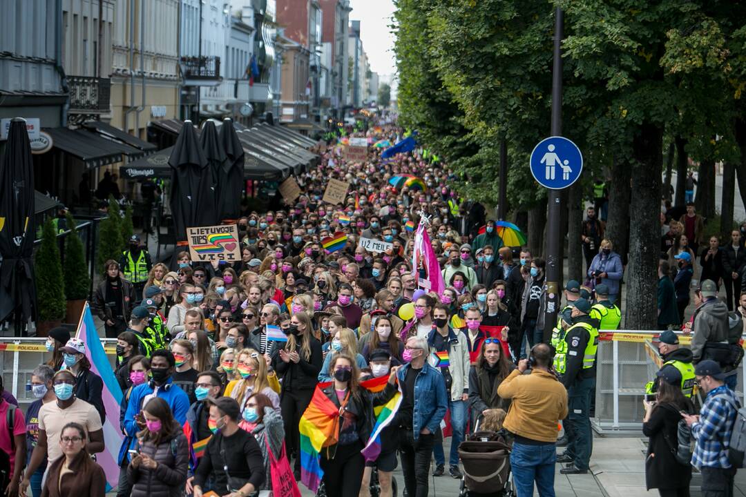 Tūkstantinė „Kaunas Pride“ eisena
