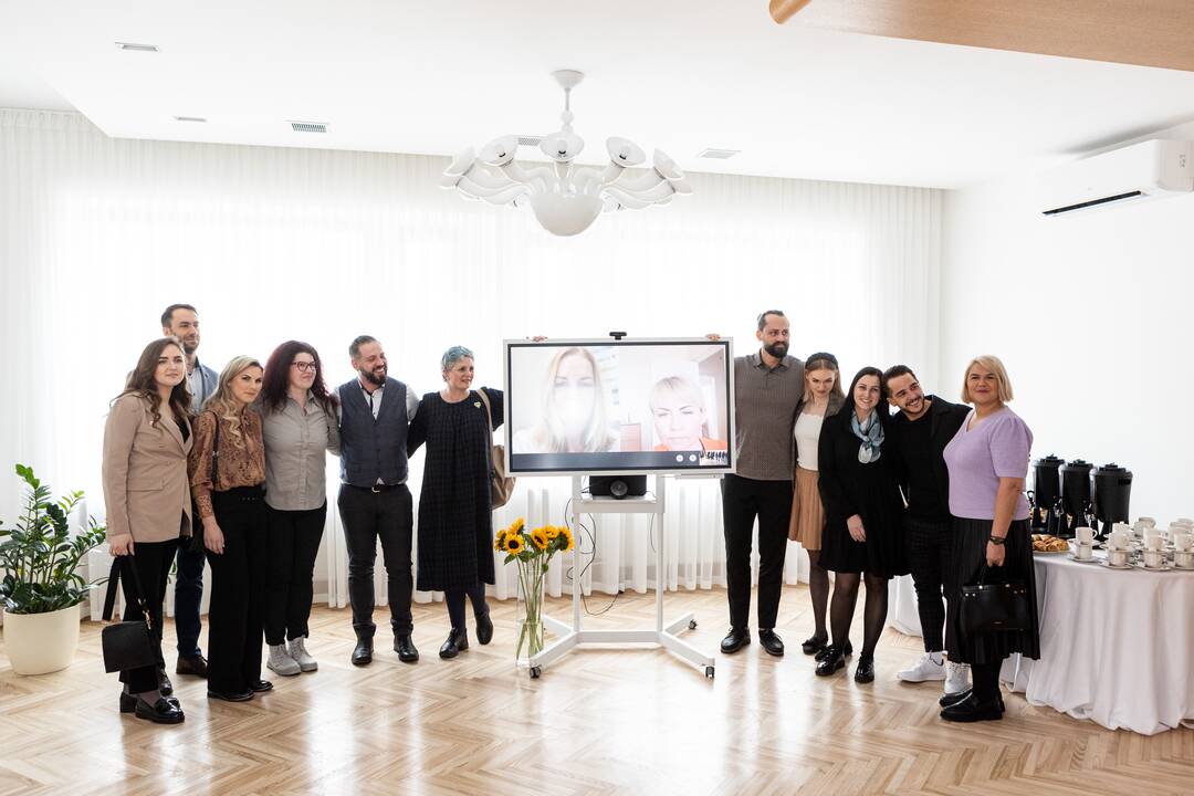 Susitikimas su į Ukrainą vykstančiais medikais