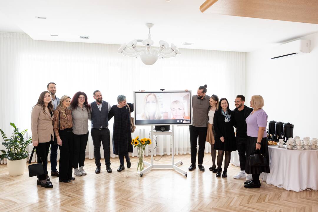 Susitikimas su į Ukrainą vykstančiais medikais