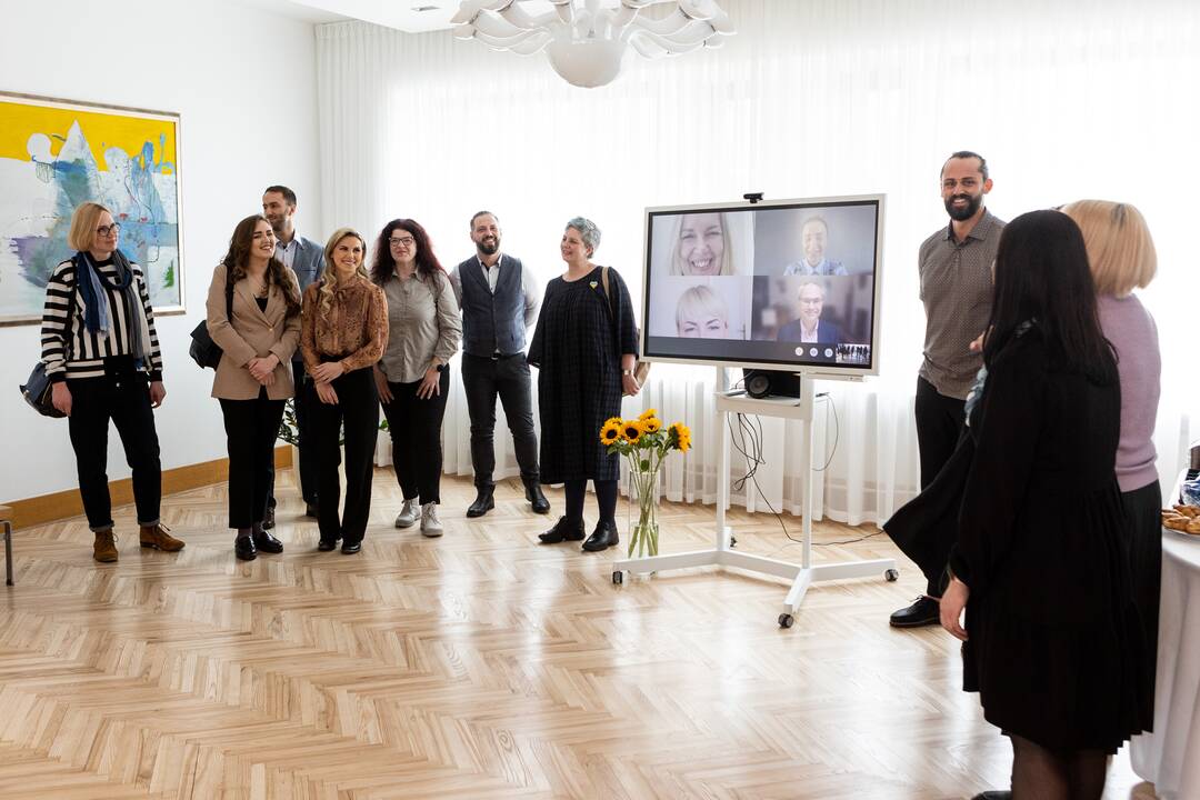 Susitikimas su į Ukrainą vykstančiais medikais