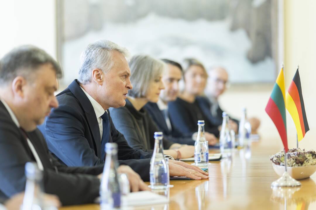 G. Nausėda susitiko su Vokietijos užsienio reikalų ministre A. Baerbock