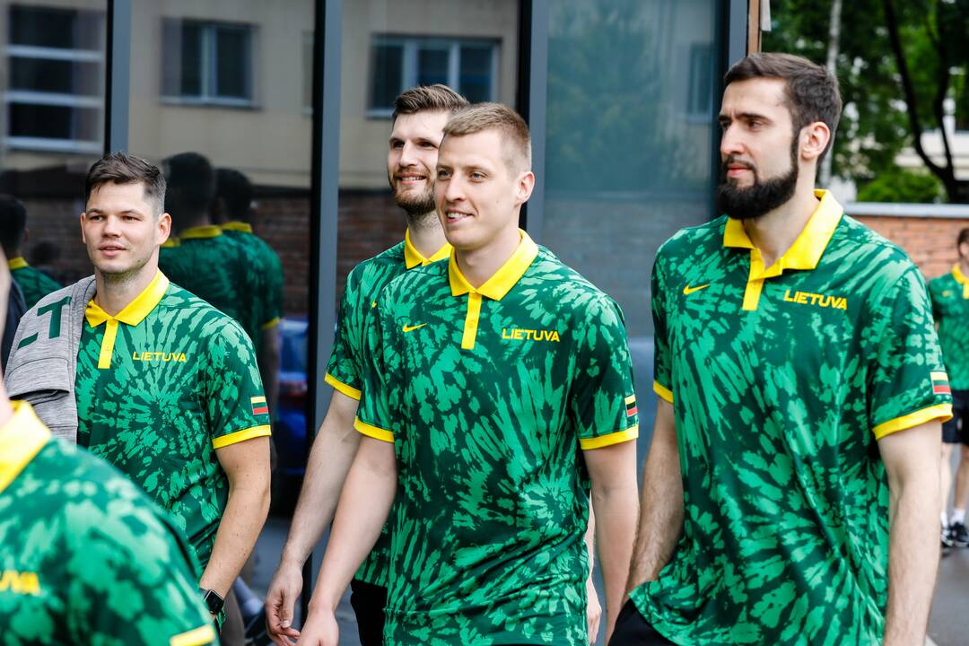 Lietuvos vyrų krepšinio rinktinės pristatymas