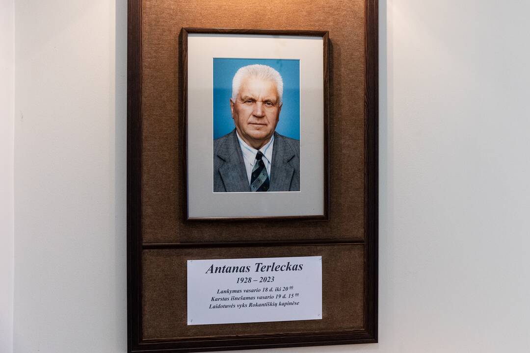 Atsisveikinimas su A. Terlecku