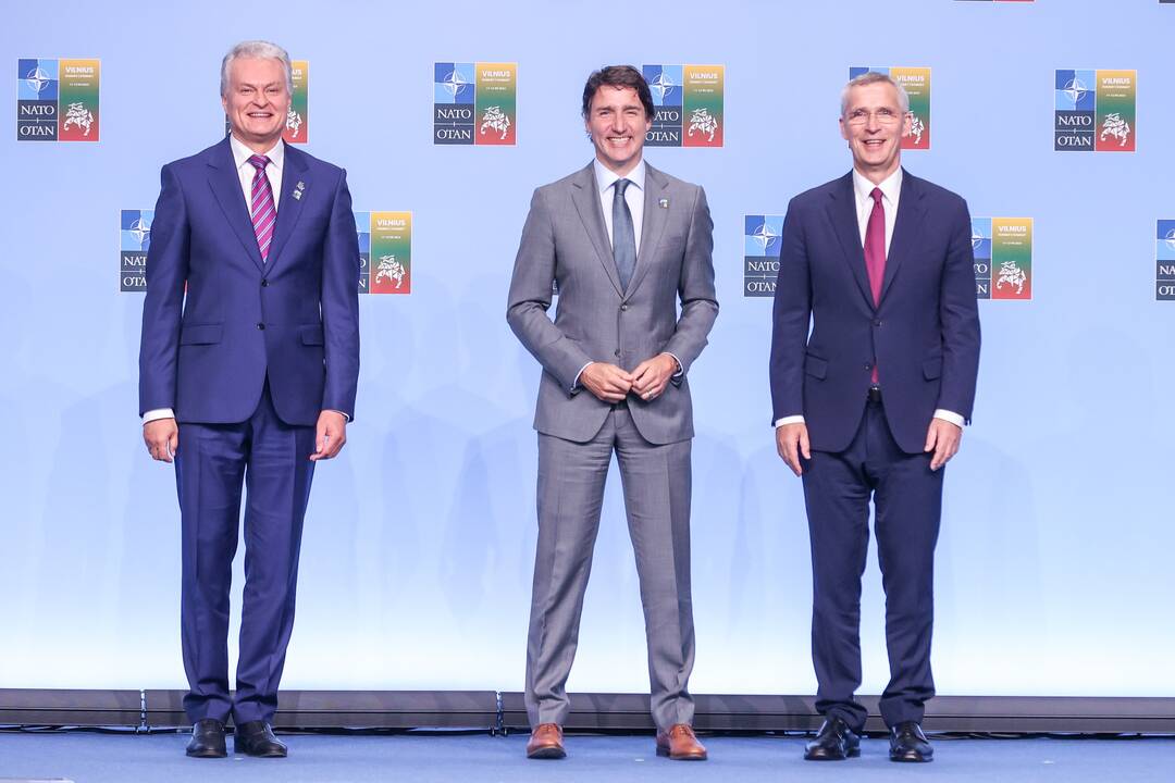 NATO lyderių pasitikimo ceremonija