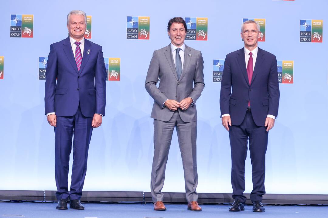 NATO lyderių pasitikimo ceremonija