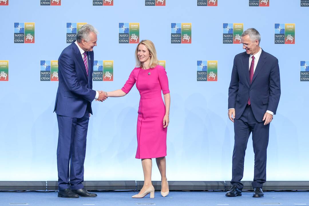 NATO lyderių pasitikimo ceremonija