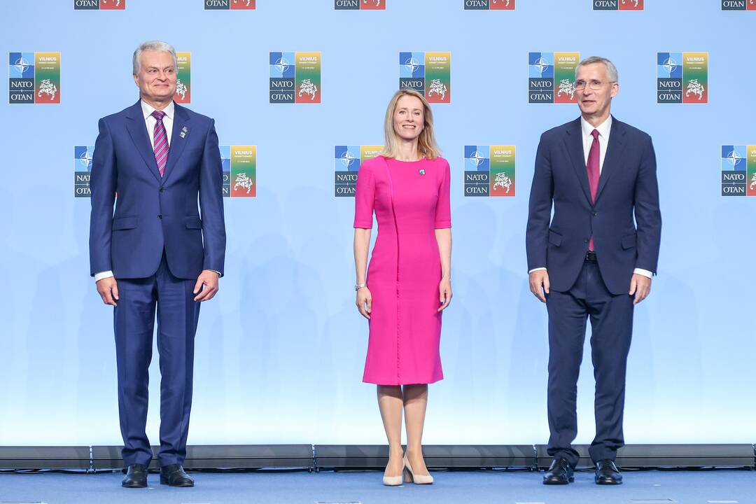 NATO lyderių pasitikimo ceremonija