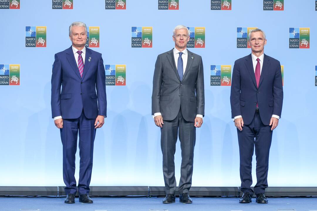NATO lyderių pasitikimo ceremonija
