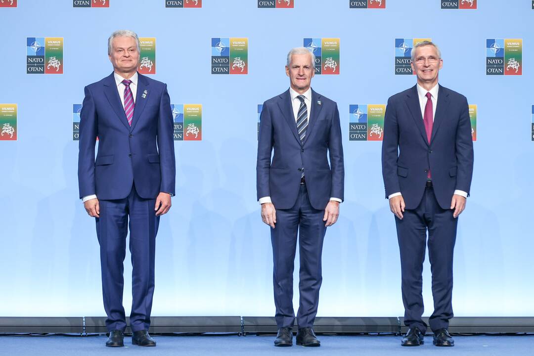 NATO lyderių pasitikimo ceremonija