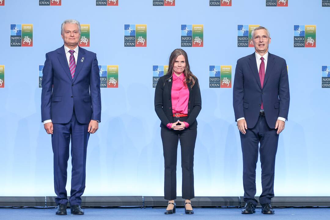 NATO lyderių pasitikimo ceremonija