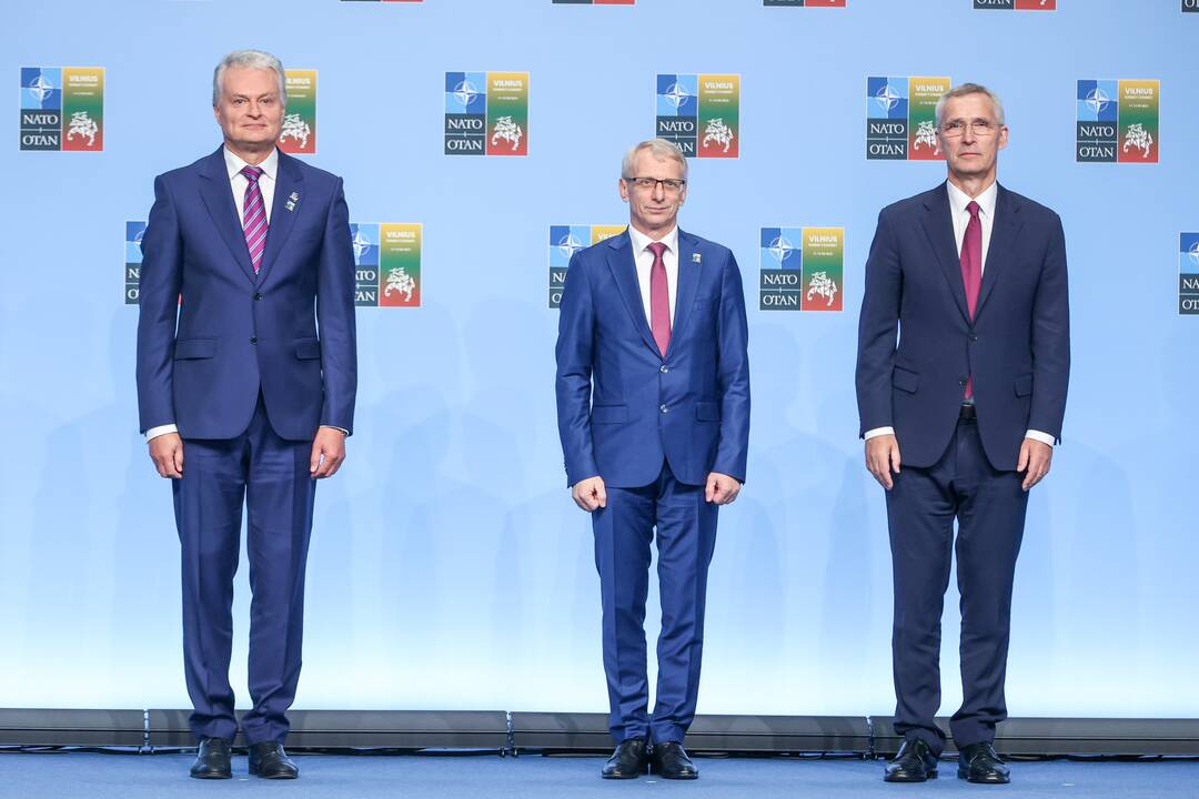 NATO lyderių pasitikimo ceremonija