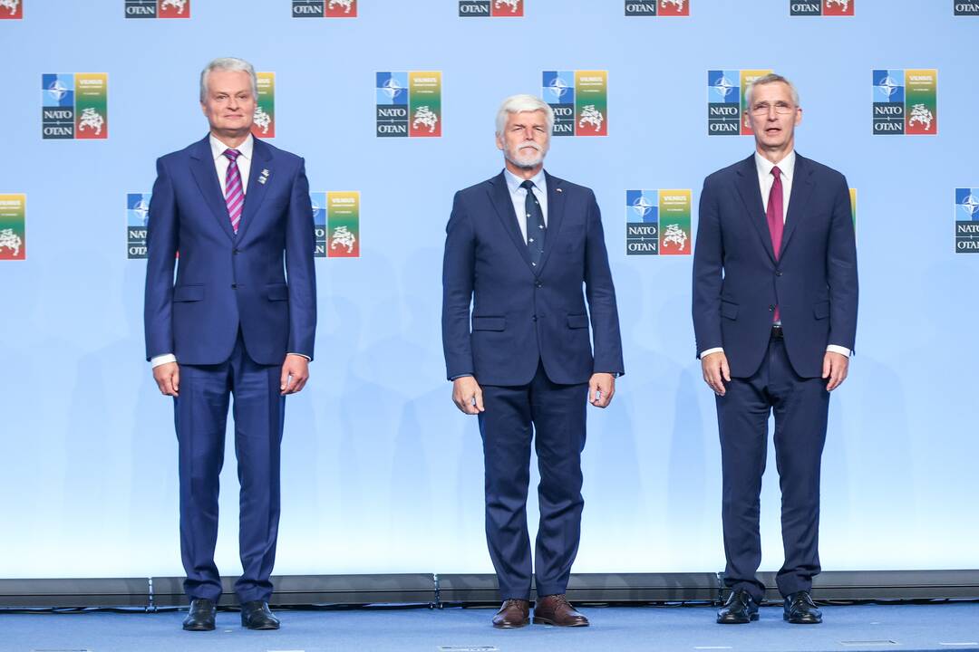 NATO lyderių pasitikimo ceremonija
