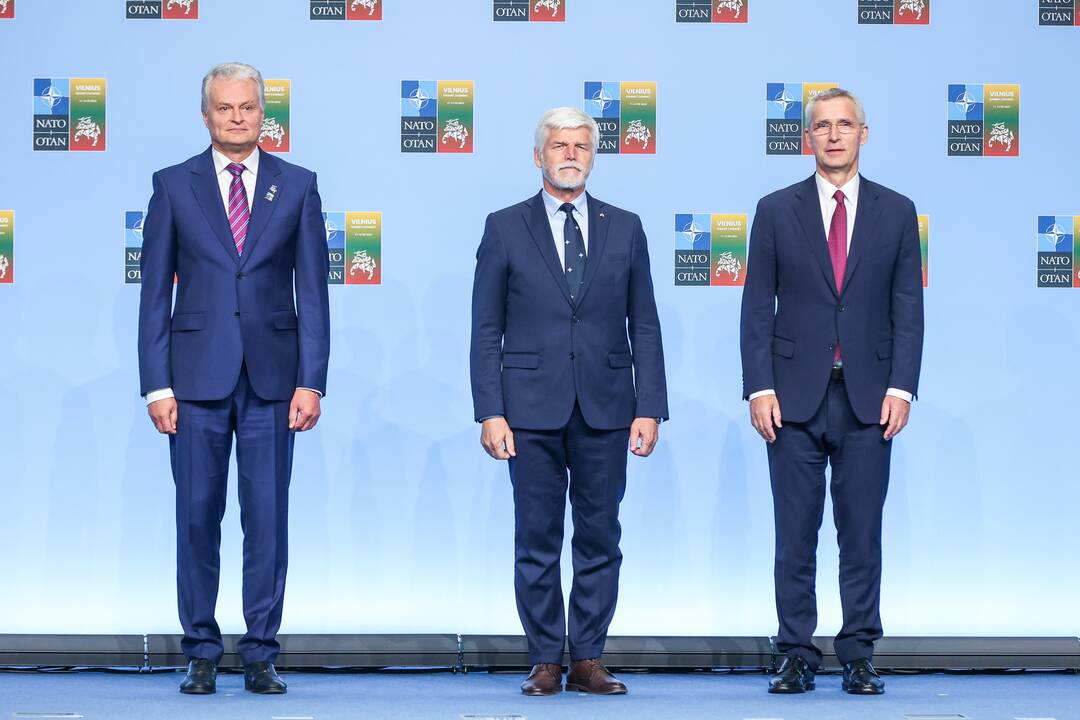 NATO lyderių pasitikimo ceremonija
