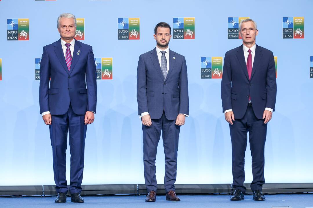 NATO lyderių pasitikimo ceremonija