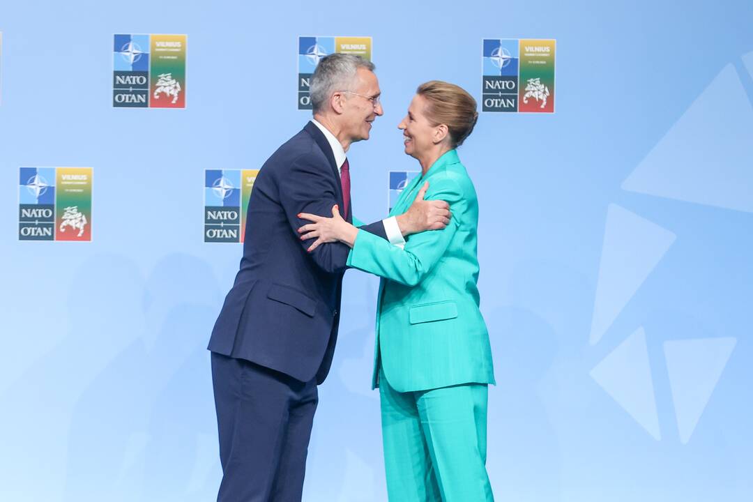 NATO lyderių pasitikimo ceremonija